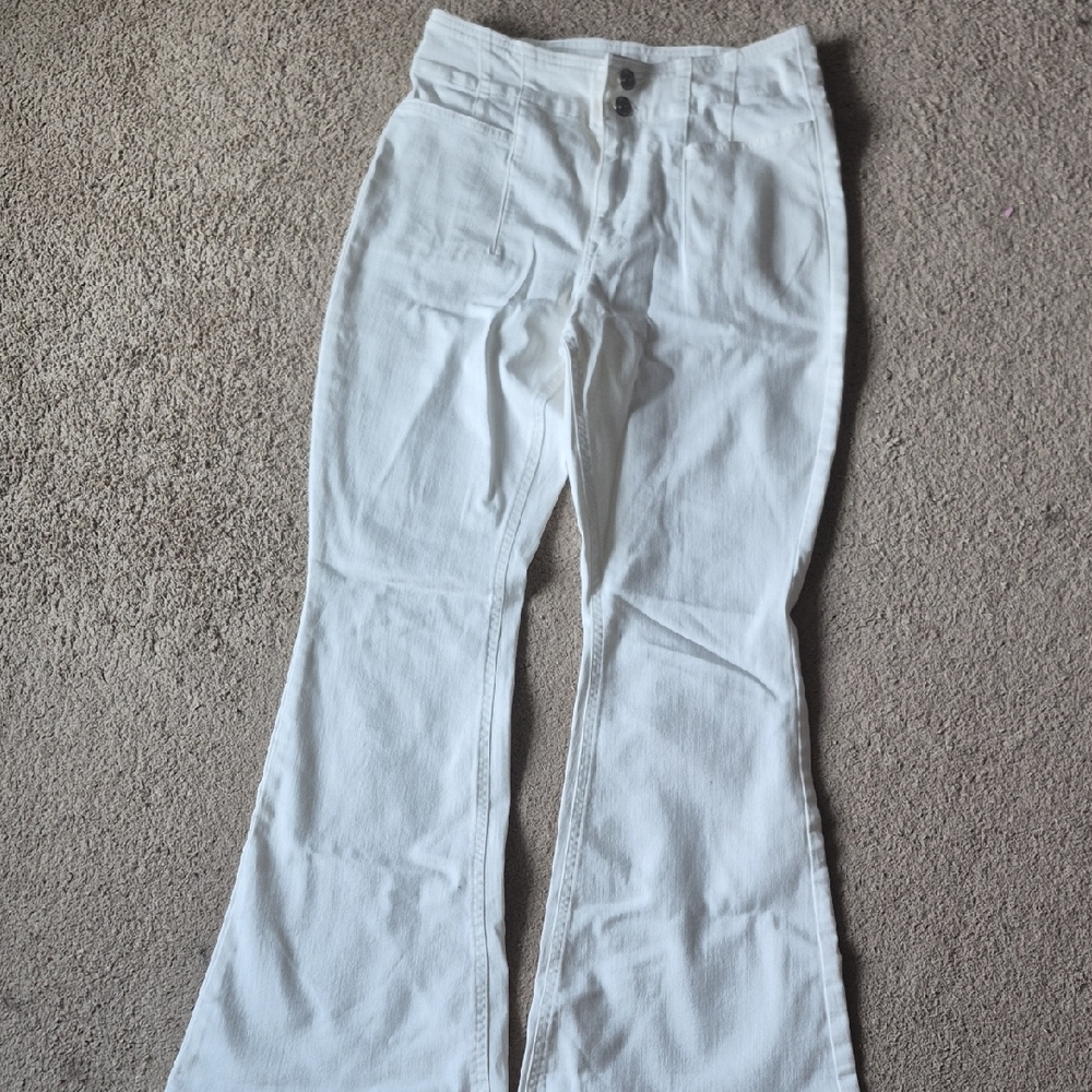 White Flared Jeans
